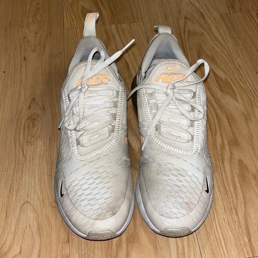 Nike air max, white/pink, size 8.5